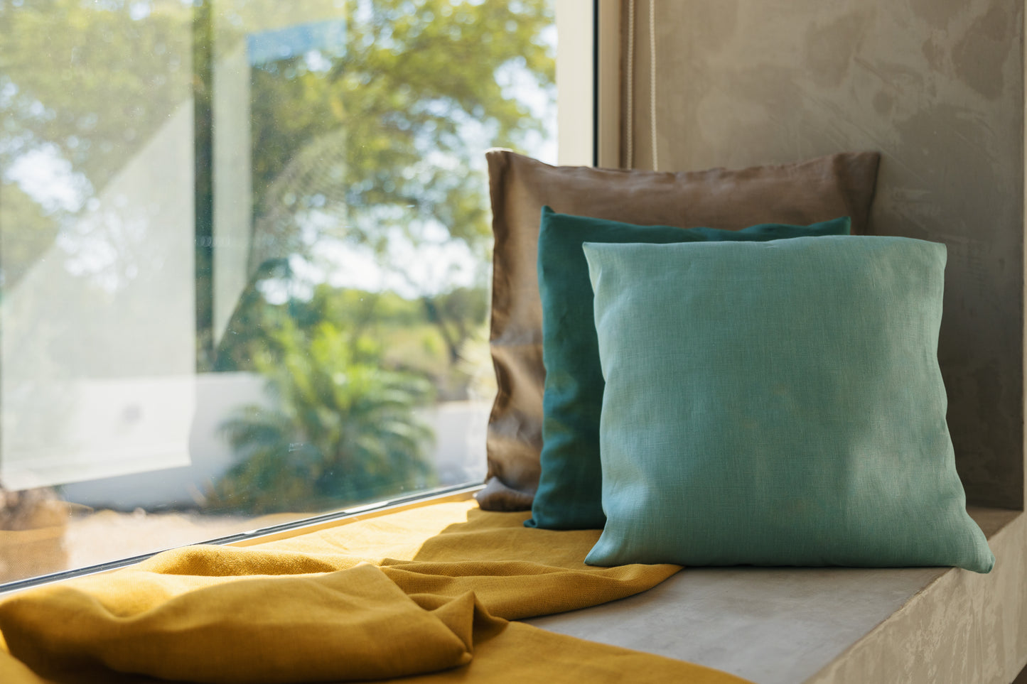 Housse de coussin 100% lin